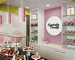 Placa Quadro Cantinho Doce Deccoração em Mdf Corte a Laser.