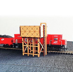 Caixa D'agua Maquetes/ Modelísmo HO 1:87 p/ Pintura.