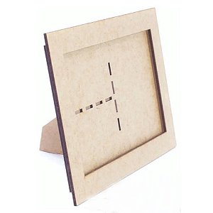 Porta Retrato Mdf Cru 10x15 - Simples