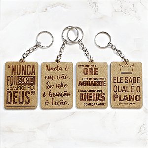 Chaveiros Mdf Lembrança Temas Para Igreja Festividade Frases Mdf Crú