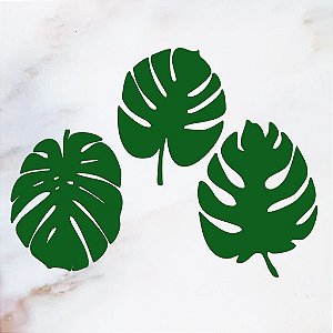 Folhas Costela de Adão Placas Grande em Mdf Corte Laser Kit com 3.