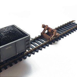 Fim de Linha para Maquetes Dioramas e Ferromodelismo Trem - Escala Ho 1:87 / mdf p/ Pintura c/ 6 modelo Frateschi