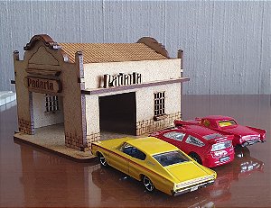 Loja Padaria Antiga Ferremodelismo Maquete Modelísmo - HO 1:87 MDF para Pintura