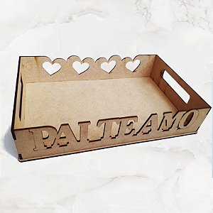 Kit Bandejas Mdf Pai Te Amo p/ Cestas Café da Manha, Celebração, Festa, Dia dos Pais