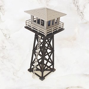Torre de Observação Maquetes/ Modelísmo/ Ferreomodelismo HO 1:87 p/ Pintura