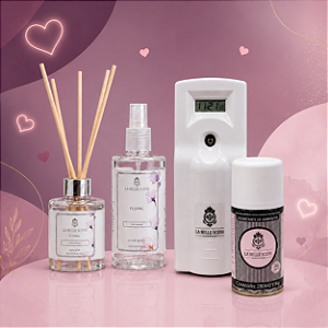 Kit Figo Negro Completo - Máquina LBSC30 + Refil + Home Spray + Difusor