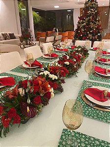 Centro de Mesa Natalino Deluxe – 180cm