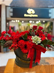 Box Flower Deluxe G – Vermelha & Verde