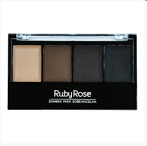 Quarteto de sombras para sobrancelha - Ruby Rose 4,4g