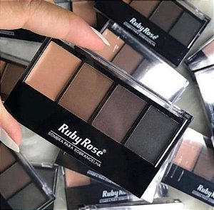 QUARTETO DE SOMBRA PARA SOBRANCELHA RUBY ROSE