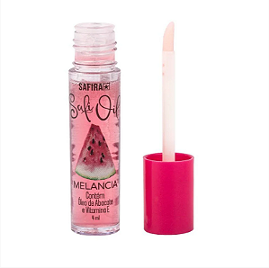 Lip Oil Gloss Labial Hidratante Melancia Safira