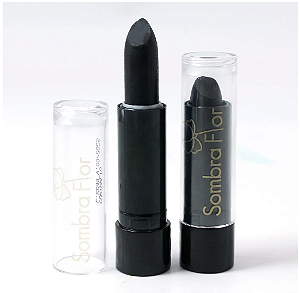 Batom Matte Preto Sombra Flor