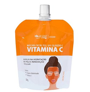 Máscara Facial Peel Off Vitamina C Max Love