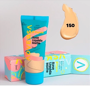 BASE LIQUIDA MATTE VEGANA ADVERSA COR 150 30ML