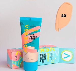 BASE LIQUIDA MATTE VEGANA ADVERSA COR 050 30ML