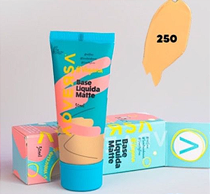 BASE LIQUIDA MATTE VEGANA ADVERSA COR 250 30ML