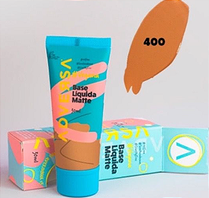 BASE LIQUIDA MATTE VEGANA ADVERSA COR 400 30ML