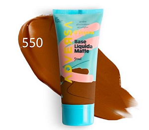 BASE LIQUIDA MATTE VEGANA ADVERSA COR 550 30ML