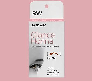 KIT GLANCE HENNA RUIVO RARE WAY