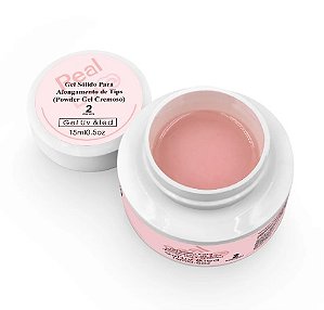 GEL SOLIDO PARA UNHAS REAL LOVE 2 PINK NUDE 15 ML