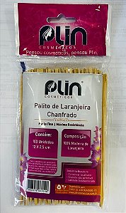PALITO LARANJEIRA 100 UNIDADES PLIN COSMETICOS