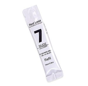 REFIL DE GEL CONSTRUTOR REAL LOVE 7 NUDE 15 ML