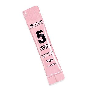 REFIL DE GEL CONSTRUTOR REAL LOVE 5 NUDE 15 ML