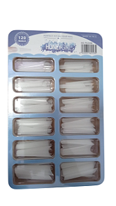 CAIXA DE TIPS BAILARINA EXTRA LONGA LEITOSA 120 UNI HONEY GIRL