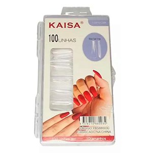 UNHA POSTIÇA REALISTA BAILARINA TRANSPARENTE 100UN KAISA
