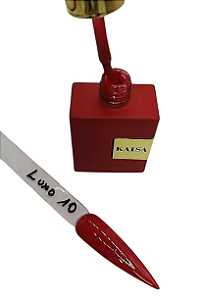 ESMALTE EM GEL COLEÇAO VERMELHOS LUXO COR 10 KAISA 15ML