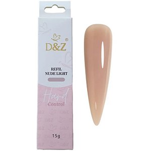 REFIL GEL CONSTRUTOR NUDE LIGHT CONTROL HARD 15G D&Z