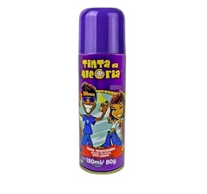 TINTA DA ALEGRIA SPRAY DE TINTA TEMPORARIA PARA CABELO 150ML ROXO