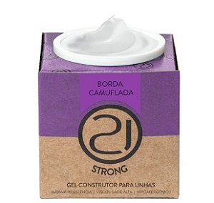 GEL CONSTRUTOR STRONG BORDA CAMUFLADA 34G NAILS 21