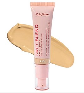 BASE LIQUIDA SOFT BLEND COR F30 30G RUBY ROSE