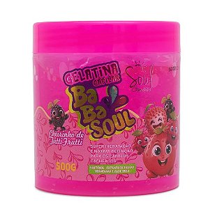 GELATINA CAPILAR CHEIRINHO DE TUTTI-FRUTTI 500G SOUL COSMETICOS