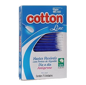 HASTES FLEXIVEIS 75UNI COTTON LINE