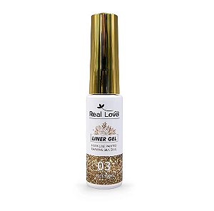 ESMALTE EM GEL LINE ART (EFEITO SPIDER) REFLETIVO 10ML COR 03 REAL LOVE