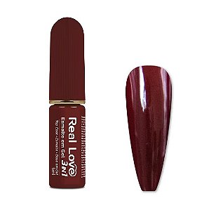 ESMALTE EM GEL 3 EM 1 5ML COR 53 REAL LOVE