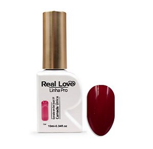 ESMALTE EM GEL LINHA PRO 10ML CAMADA UNICA COR 44 REAL LOVE