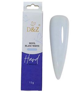 REFIL GEL CONSTRUTOR BLANC WHITE CONTROL HARD 15G D&Z