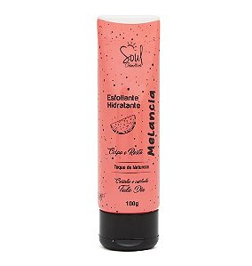 ESFOLIANTE HIDRATANTE CORPO E ROSTO MELANCIA 100G SOUL COSMETICOS