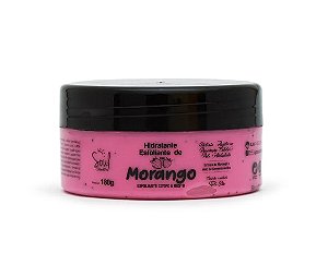 ESFOLIANTE CORPORAL HIDRATANTE MORANGO 180G SOUL COSMETICOS
