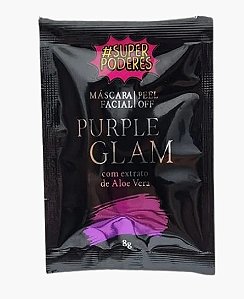 SACHE MASCARA FACIAL 8G PURPLE GLAM SUPER PODERES