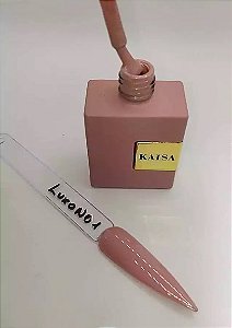 ESMALTE EM GEL COLEÇAO NUDE LUXO COR 01 KAISA 15ML