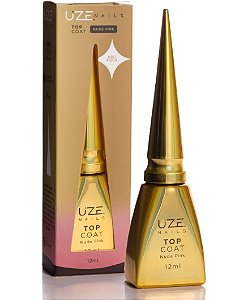 TOP COAT NUDE PINK 12ML UZE NAILS