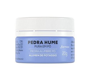 PEDRA HUME PURA EM PÓ 20G FARMAX