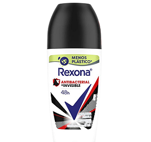 DESODORANTE ROLL ON ANTIBACTERIAL INVISIBLE 50ML REXONA