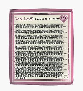 CAIXA DE CILIOS TUFINHO SEM NÓ 30P MIX 0.07D REAL LOVE
