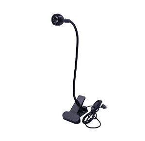 LUMINARIA ARTICULADA UV PRETA REAL LOVE