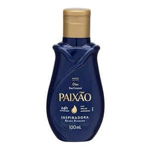 OLEO CORPORAL INSPIRADORA ROSAS BRANCAS 100ML PAIXAO